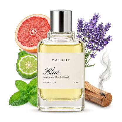 VALKOF Blue, inspirat din Bleu de Chanel