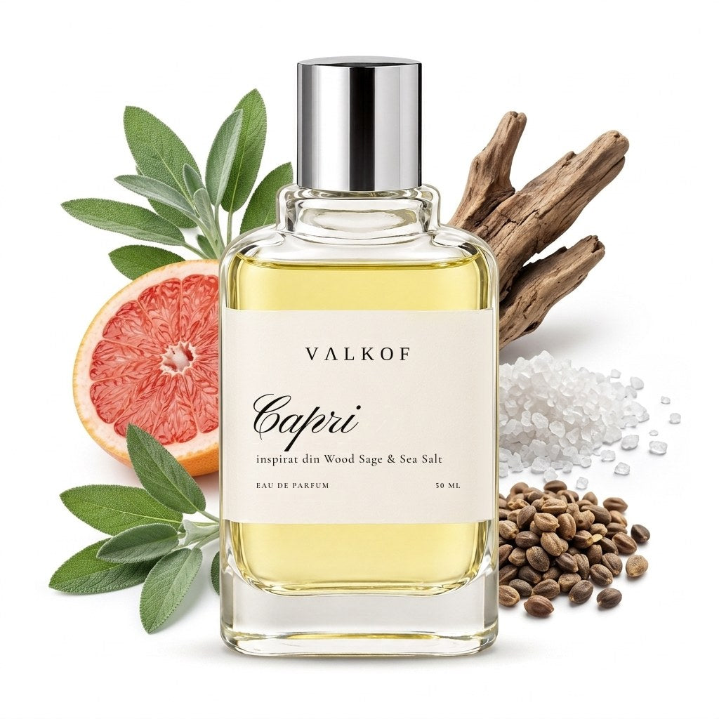 VALKOF Capri, inspirat din Wood Sage & Sea Salt