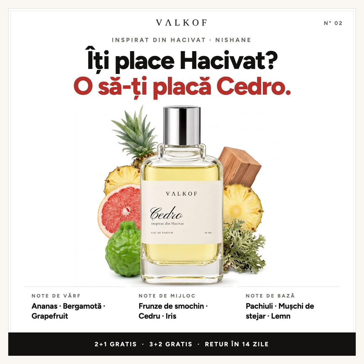 Notele VALKOF Cedro