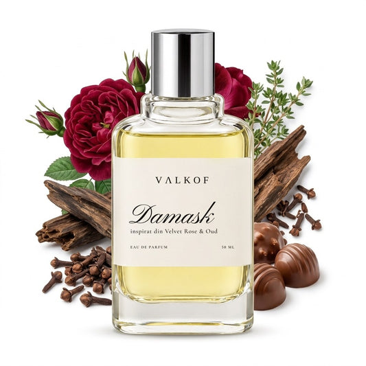 VALKOF Damask, inspirat din Velvet Rose & Oud