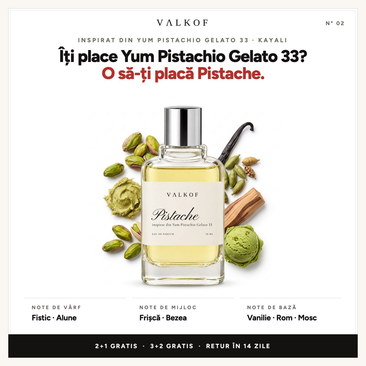Notele VALKOF Pistache