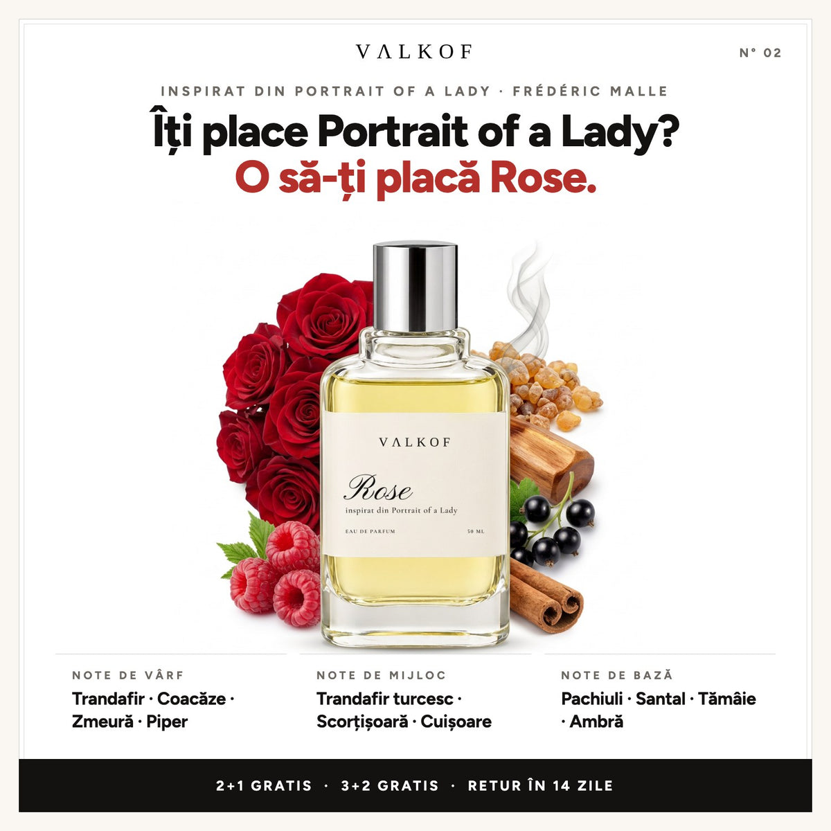 Notele VALKOF Rose