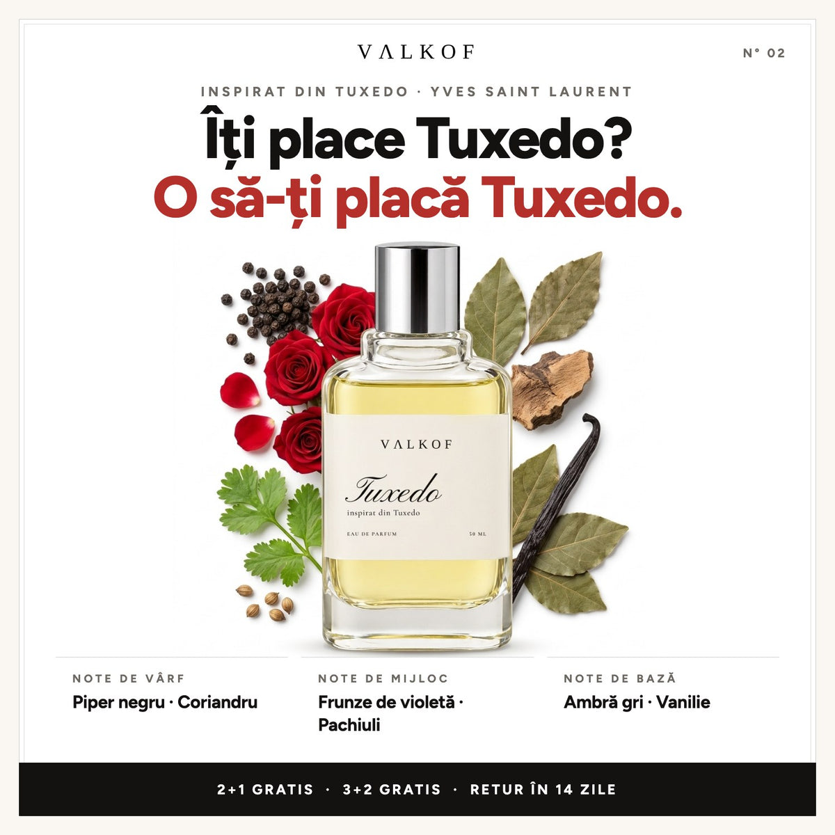 Notele VALKOF Tuxedo
