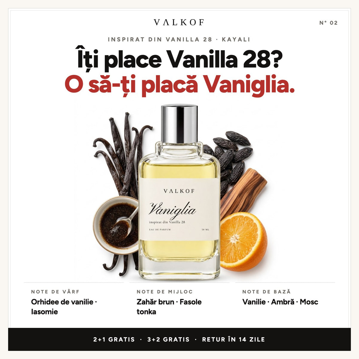 Notele VALKOF Vaniglia